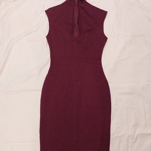 Windsor Plum Bodycon Dress